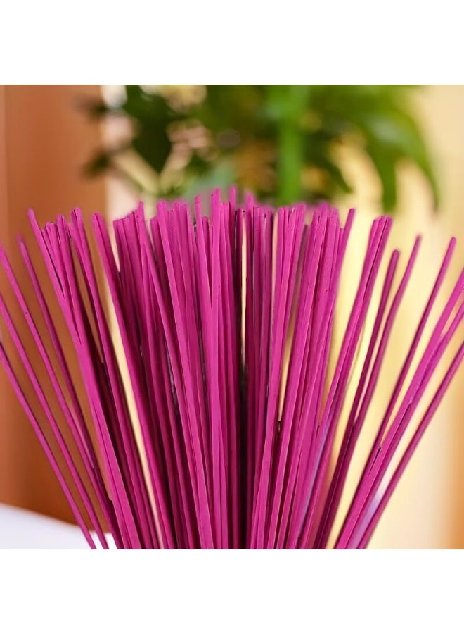 أعواد بخور | خشب الصندل، العود، البخور، الياسمين، الخزامى، المريمية، الورد | معطر منزلي. مناسب لليوغا، التأمل، الاسترخاء، والاحتفالات. 450-500 عود (أعواد - ورد) - Image 1